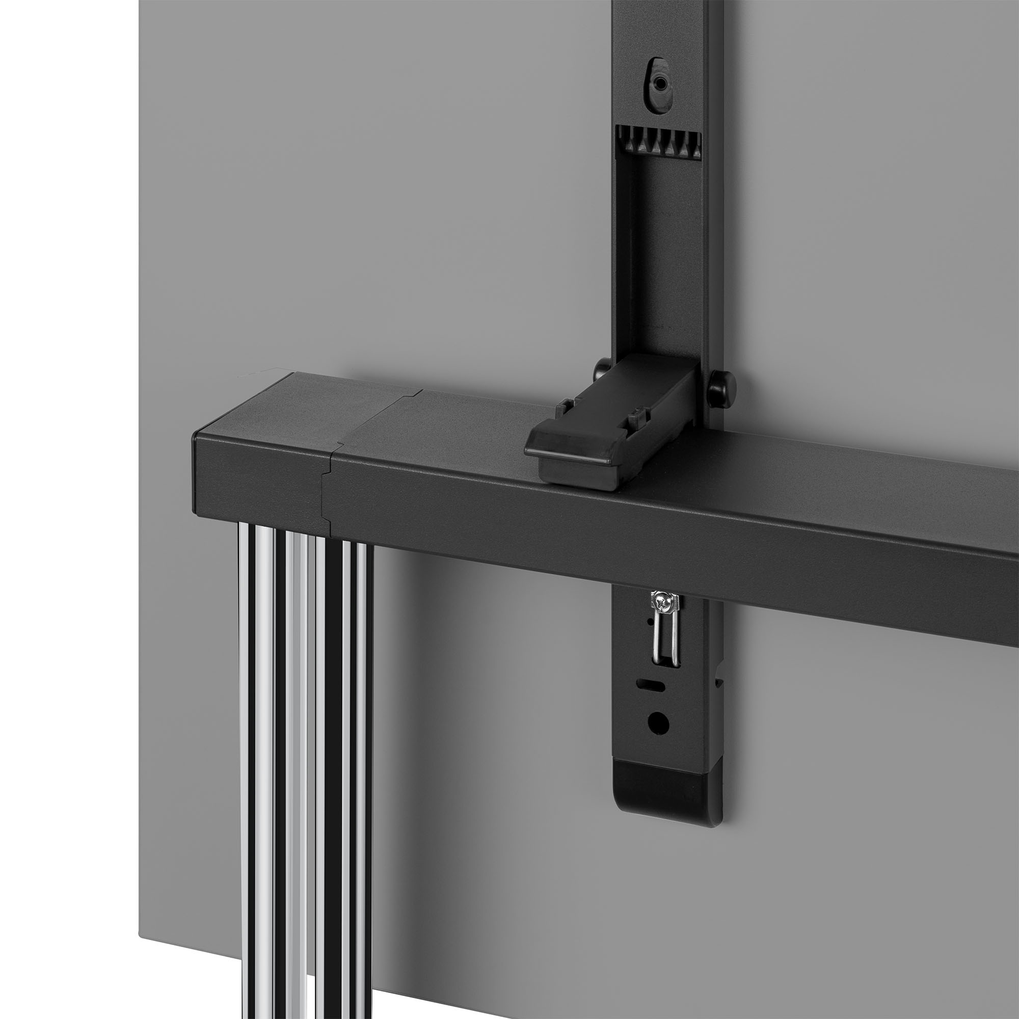 MARA - ARGO TILTING Konferenztisch | Rollbar, klappbar, 1600 x 800 mm, Perlgrau - 6 Main Image