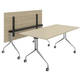 MARA - ARGO TILTING Konferenztisch | Rollbar, klappbar, 1600 x 800 mm, Sandesche