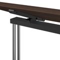 MARA - ARGO TILTING Table de conférence | À roulettes, pliable, 1600 x 800 mm, noyer - 4 Thumbnail Image