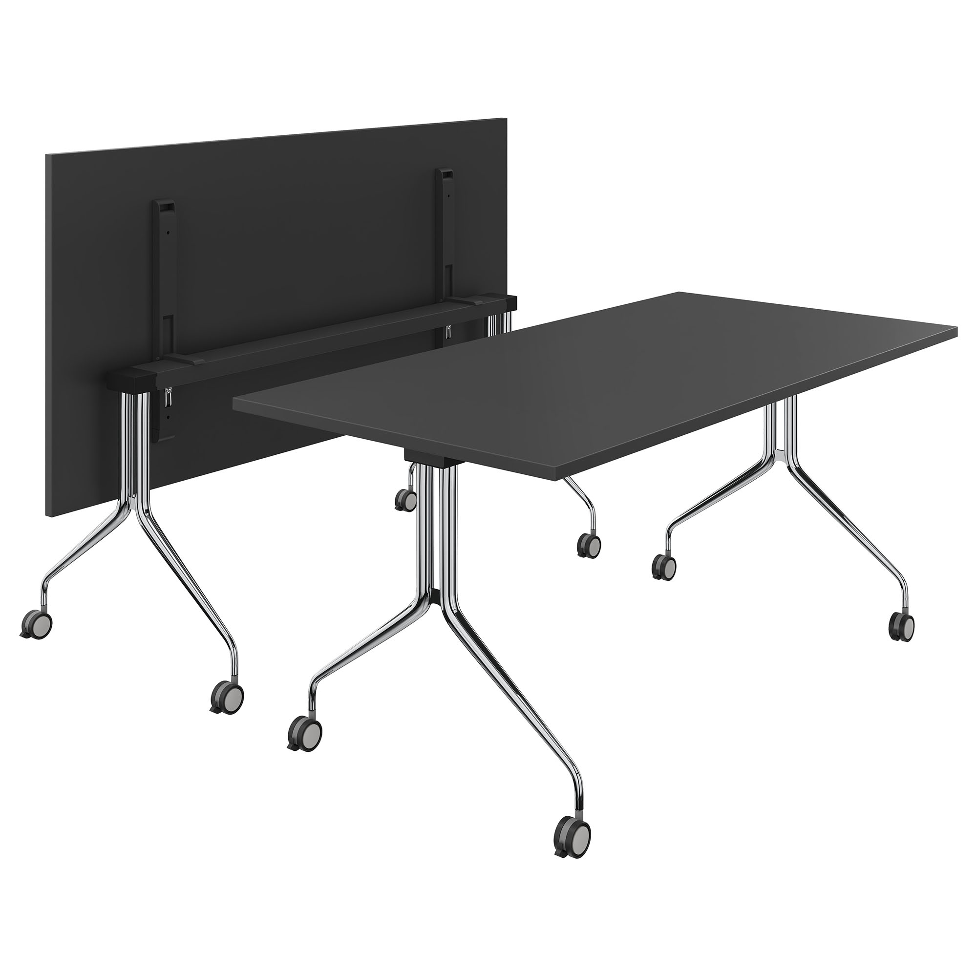 Mara LIBRO TILTING Tableau de conférence | Roulable, pliable, 1600 x 800 mm, anthracite - 1 Main Image