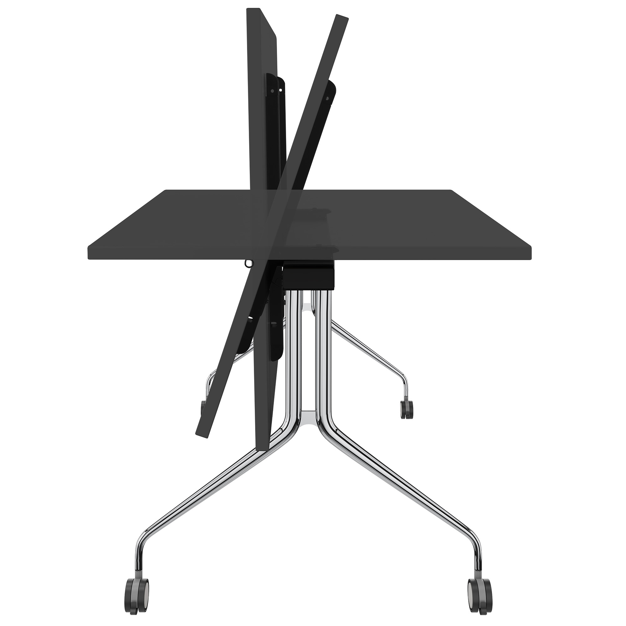 Mara LIBRO TILTING Tableau de conférence | Roulable, pliable, 1600 x 800 mm, anthracite - 4 Main Image