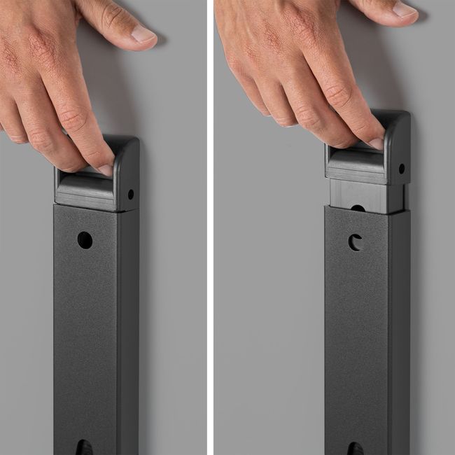 MARA - TILTING Klapptisch | Rollbar, klappbar, 1600 x 800 mm, Perlgrau MARA - TILTING Klapptisch | Rollbar, klappbar, 1600 x 800 mm, Perlgrau