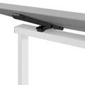 MARA - TILTING Table pliante | Roulante, pliable, 1600 x 800 mm, gris perle - 6 Thumbnail Image