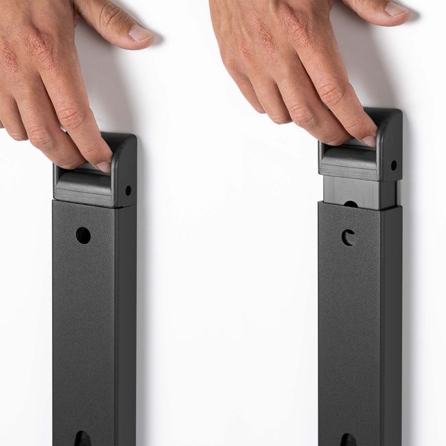 MARA - TILTING Klapptisch | Rollbar, klappbar, 1600 x 800 mm, Weiß