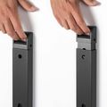 Mara - TILTING Klapptisch | Rollbar, klappbar, 1600 x 800 mm, Weiß