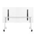 Mara - TILTING Klapptisch | Rollbar, klappbar, 1600 x 800 mm, Weiß
