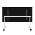 Mara - TILTING Klapptisch | Rollbar, klappbar, 1600 x 800 mm, Schwarz