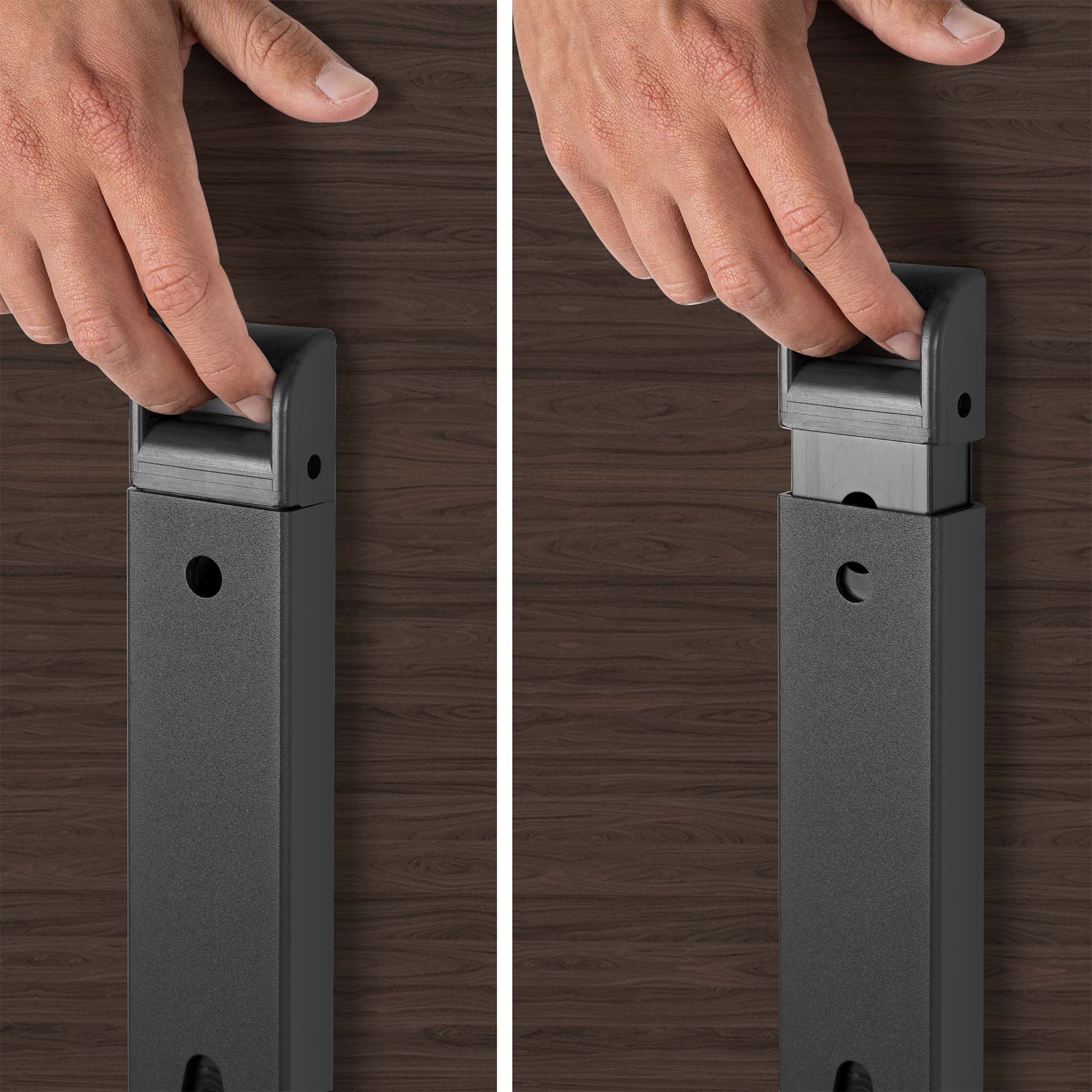 Mara - TILTING Table pliante | Roulable, pliable, 1600 x 800 mm, noix - 8 Main Image