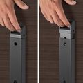 Mara - TILTING Table pliante | Roulable, pliable, 1600 x 800 mm, noix - 8 Thumbnail Image