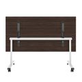 Mara - TILTING Table pliante | Roulable, pliable, 1600 x 800 mm, noix - 4 Thumbnail Image