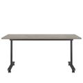 Mara - TILTING Table pliante | Roulable, pliable, 1600 x 800 mm, gris de chêne nord - 1 Thumbnail Image