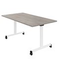 MARA - TILTING Klapptisch | Rollbar, klappbar, 1600 x 800 mm, Nordeiche grau MARA - TILTING Klapptisch | Rollbar, klappbar, 1600 x 800 mm, Nordeiche grau