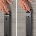 Mara - TILTING Table pliante | Roulable, pliable, 1600 x 800 mm, gris de chêne nord - 12 Thumbnail Image