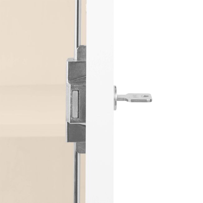 UNI Schrankwand | 5 OH, 2000 x 1897 mm, Ahorn / Weiß