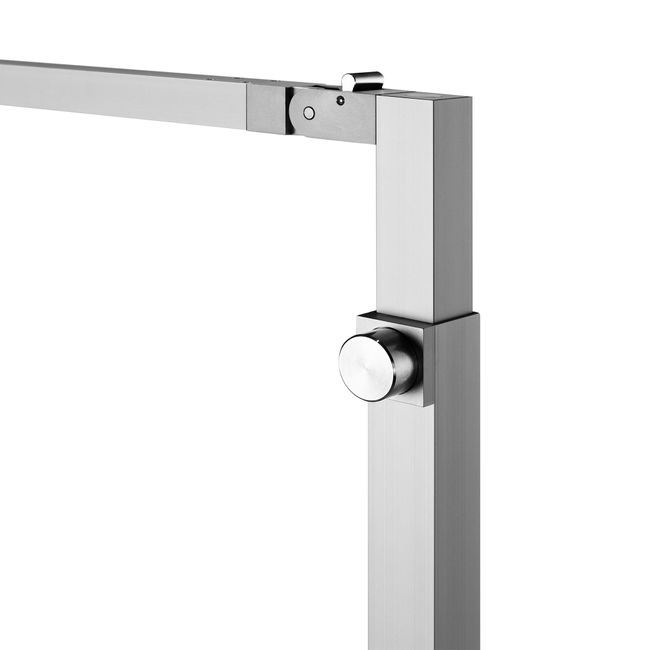 LUMELINE SUNRAY LED Büro-Stehlampe | Schwenkbar, drehbar, dimmbar, 1200 - 1800 mm hoch, Aluminium LUMELINE SUNRAY LED Büro-Stehlampe | Schwenkbar, drehbar, dimmbar, 1200 - 1800 mm hoch, Aluminium