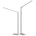 LUMELINE SUNRAY LED Büro-Stehlampe | Schwenkbar, drehbar, dimmbar, 1200 - 1800 mm hoch, Aluminium LUMELINE SUNRAY LED Büro-Stehlampe | Schwenkbar, drehbar, dimmbar, 1200 - 1800 mm hoch, Aluminium