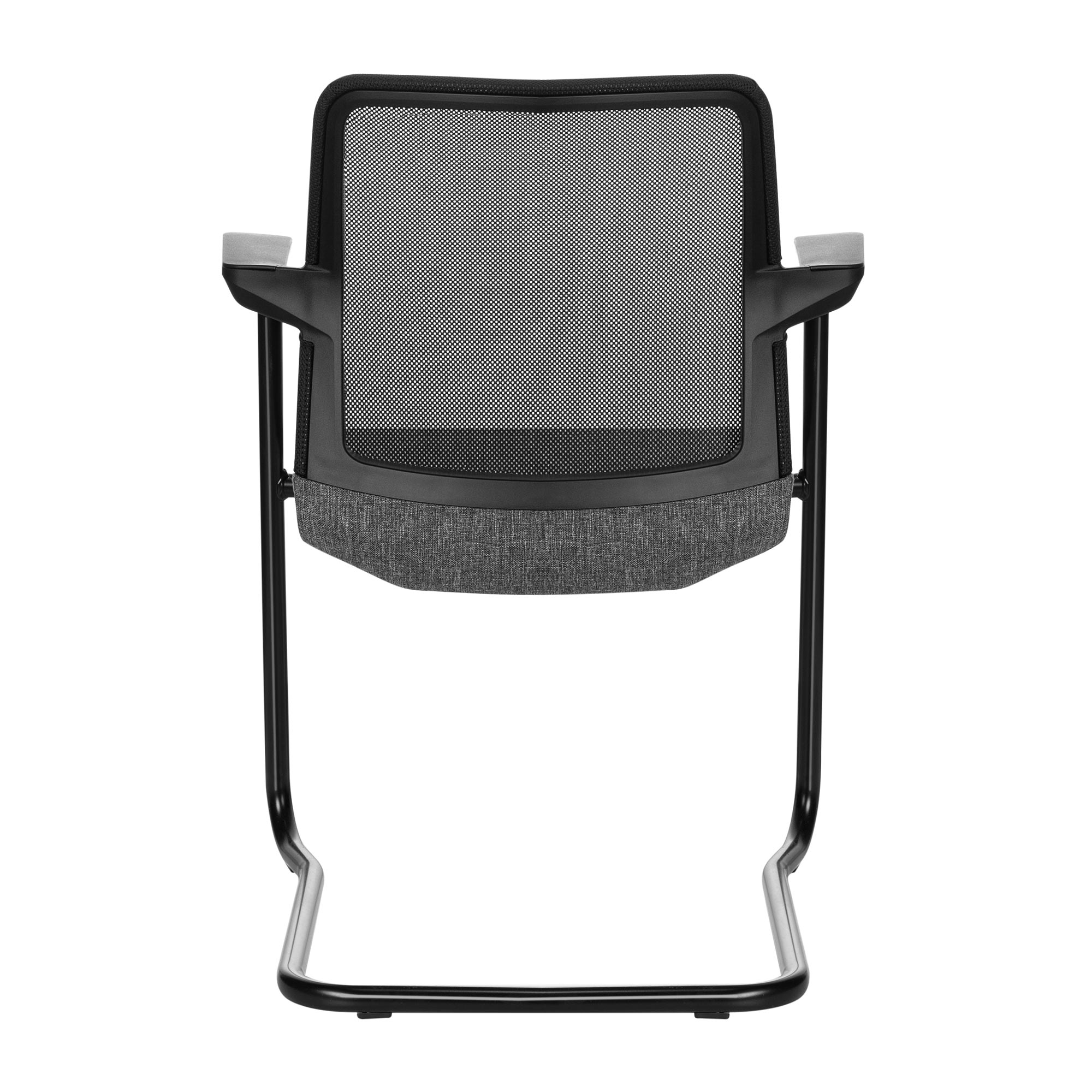 WIND cantilever chair | Mesh back, stackable, wool covers VELITO / SYNERGY - 7 Main Image
