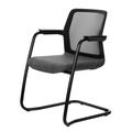 WIND cantilever chair | Mesh back, stackable, wool covers VELITO / SYNERGY - 8 Thumbnail Image