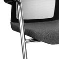 WIND cantilever chair | Mesh back, stackable, wool covers VELITO / SYNERGY - 10 Thumbnail Image