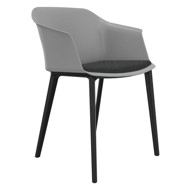 POLYTONE-C Besucher- und Konferenzstuhl, Farbe Grau POLYTONE-C Besucher- und Konferenzstuhl, Farbe Grau