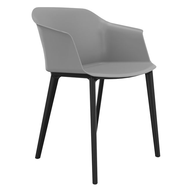 POLYTONE-C Besucher- und Konferenzstuhl, Farbe Grau POLYTONE-C Besucher- und Konferenzstuhl, Farbe Grau