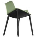 POLYTONE-C Besucher- und Konferenzstuhl, Farbe Avocadogrün