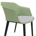 POLYTONE-C Besucher- und Konferenzstuhl, Farbe Avocadogrün