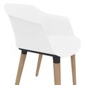 POLYTONE-C Besucher- und Konferenzstuhl | Massivholz-Gestell, Farbe Weiß - 9 Thumbnail Image