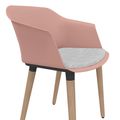 POLYTONE-C Visiteur et président de la conférence | Cadre en bois massif, couleur ancienne rose - 7 Thumbnail Image