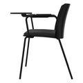 POLYTONE-L Visiteur et chaise de conférence avec table pliante, couleur noire - 4 Thumbnail Image