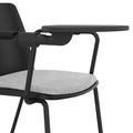 POLYTONE-L Visiteur et chaise de conférence avec table pliante, couleur noire - 8 Thumbnail Image