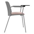 POLYTONE-L Visiteur et chaise de conférence avec table pliante, gris couleur - 3 Thumbnail Image