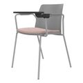 POLYTONE-L Visiteur et chaise de conférence avec table pliante, gris couleur - 5 Thumbnail Image
