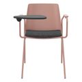 POLYTONE-L Visiteur et chaise de conférence avec table pliante, couleur altrosa - 1 Thumbnail Image