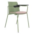 POLYTONE-L Besucher- und Konferenzstuhl mit Klapptisch, Farbe Avocadogrün POLYTONE-L Besucher- und Konferenzstuhl mit Klapptisch, Farbe Avocadogrün