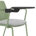 POLYTONE-L Besucher- und Konferenzstuhl mit Klapptisch, Farbe Avocadogrün POLYTONE-L Besucher- und Konferenzstuhl mit Klapptisch, Farbe Avocadogrün