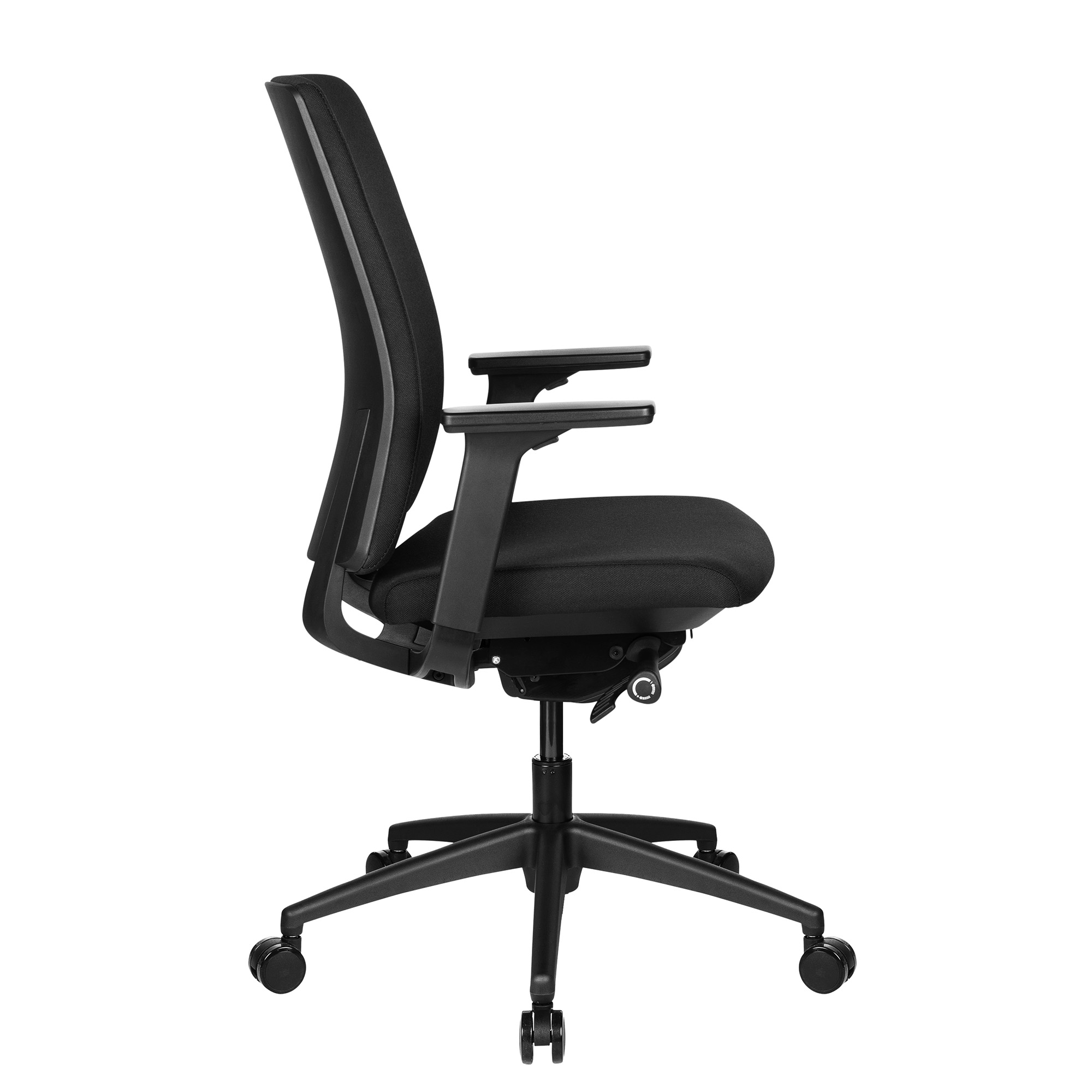 VIX B Sedia oscillante per ufficio | Pad full | Braccioli 3d | Nero - 2 Main Image