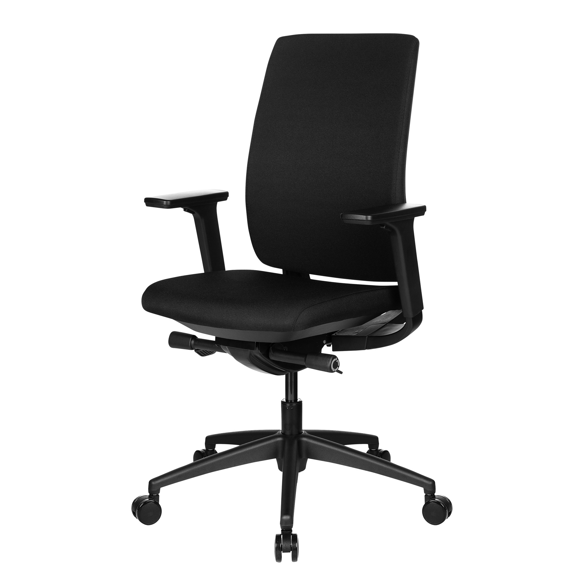 VIX B Sedia oscillante per ufficio | Pad full | Braccioli 3d | Nero - 7 Main Image