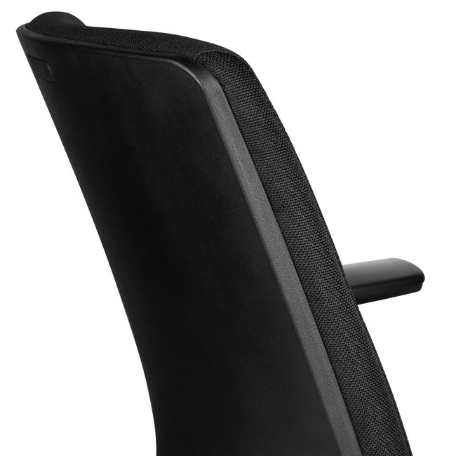 VIX B Bürodrehstuhl | Vollpolster | 3D-Armlehnen | Schwarz