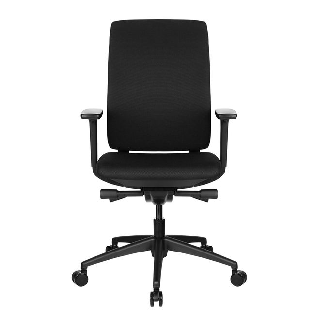 VIX B Bürodrehstuhl | Vollpolster | 3D-Armlehnen | Schwarz