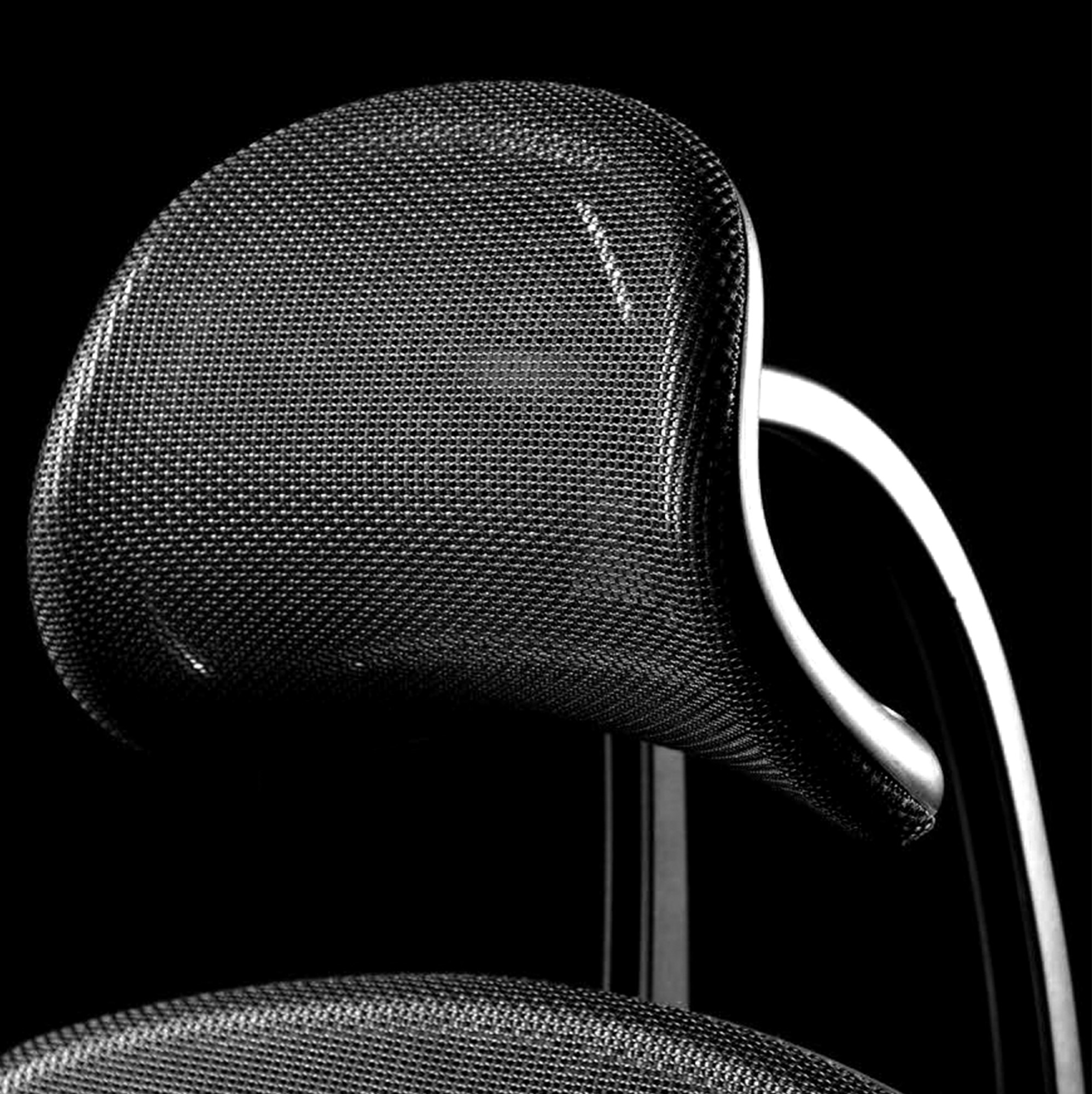 Wagner - AluMedic Black Edition Office Swivel Chair | Poggiatesta, nero - 6 Main Image