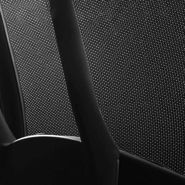 Wagner - AluMedic Black Edition Bürodrehstuhl | Kopfstütze, Schwarz