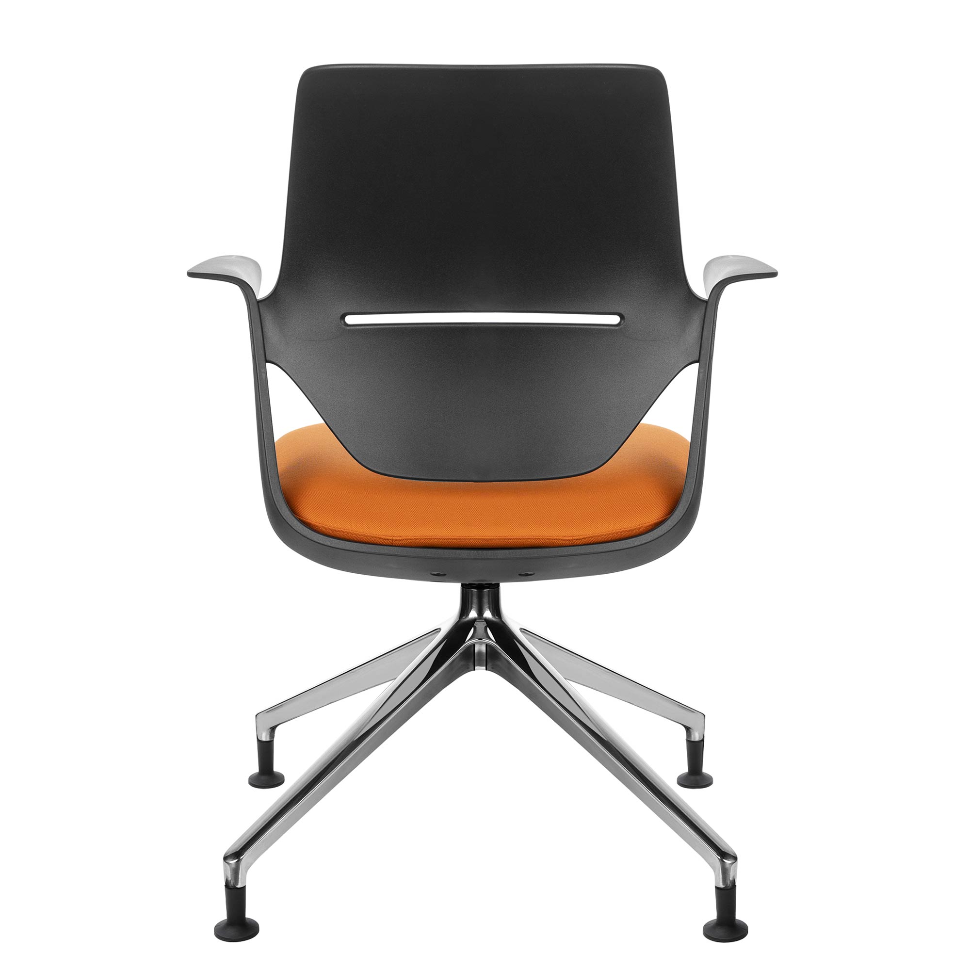 profim - TRILLO PRO swivel chair | Polished aluminum frame, synchronous mechanism, black - 5 Main Image