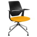 profim - TRILLO PRO swivel chair | Polished aluminum frame, synchronous mechanism, black - 1 Thumbnail Image