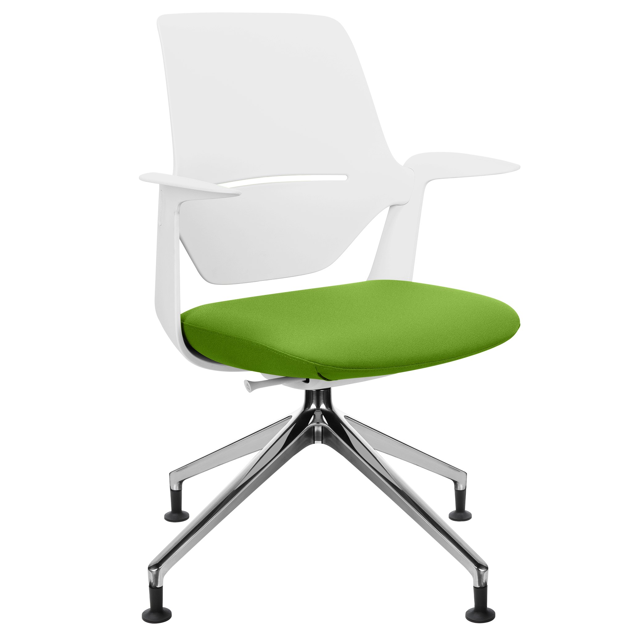 profim - TRILLO PRO swivel chair | Polished aluminum frame, synchronous mechanism, light gray - 3 Main Image