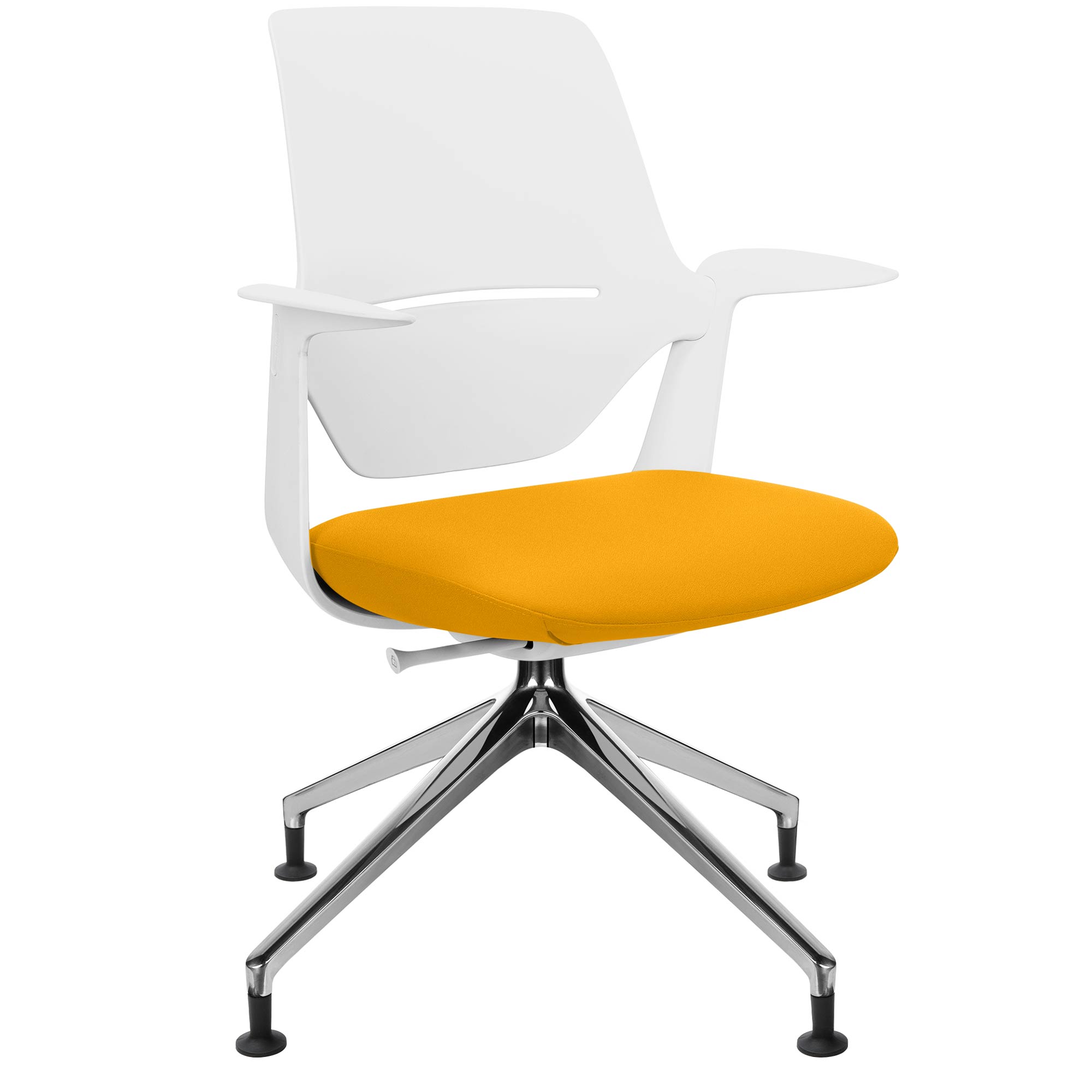 profim - TRILLO PRO swivel chair | Polished aluminum frame, synchronous mechanism, light gray - 1 Main Image