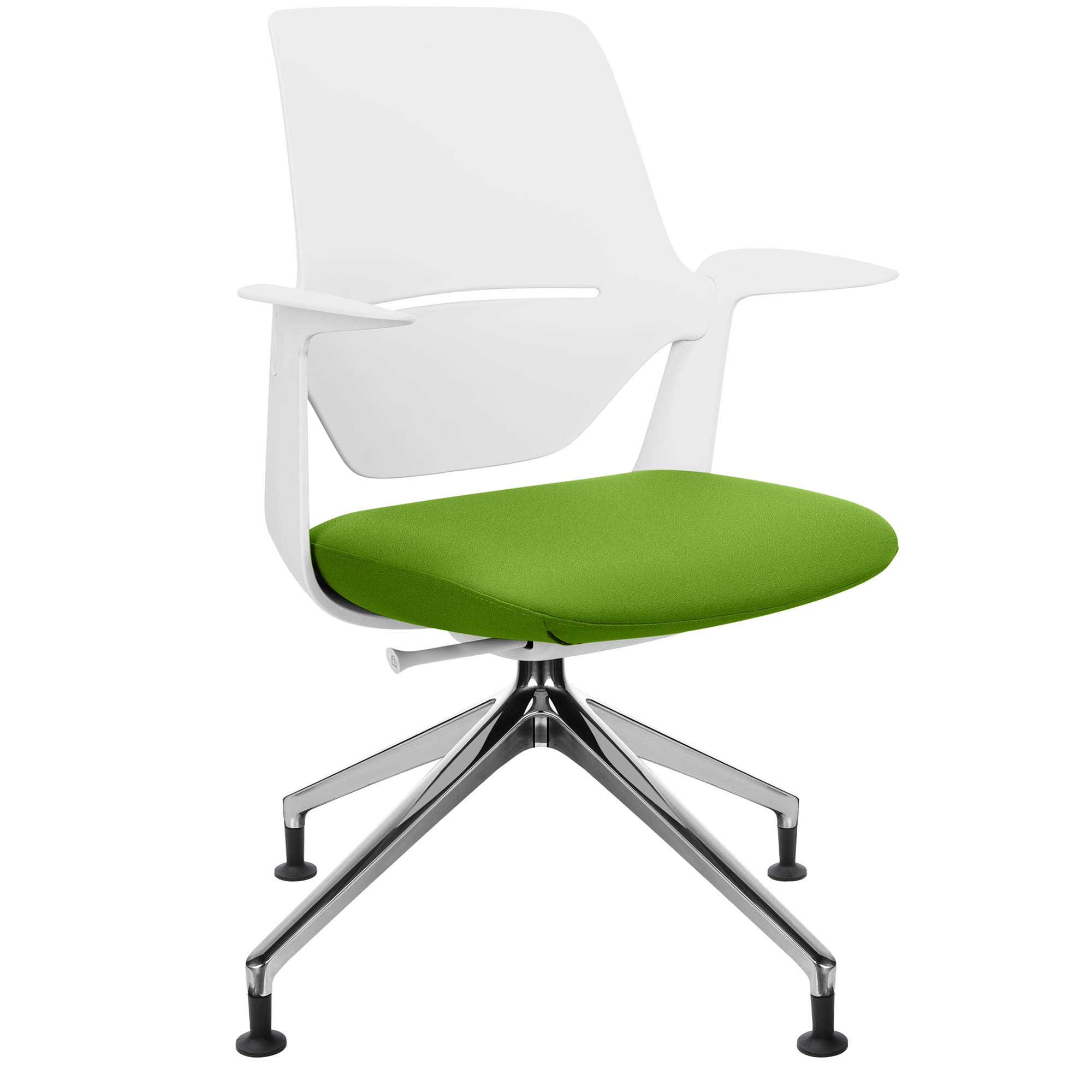 profim - TRILLO PRO swivel chair | Polished aluminum frame, synchronous mechanism, light gray - 2 Main Image