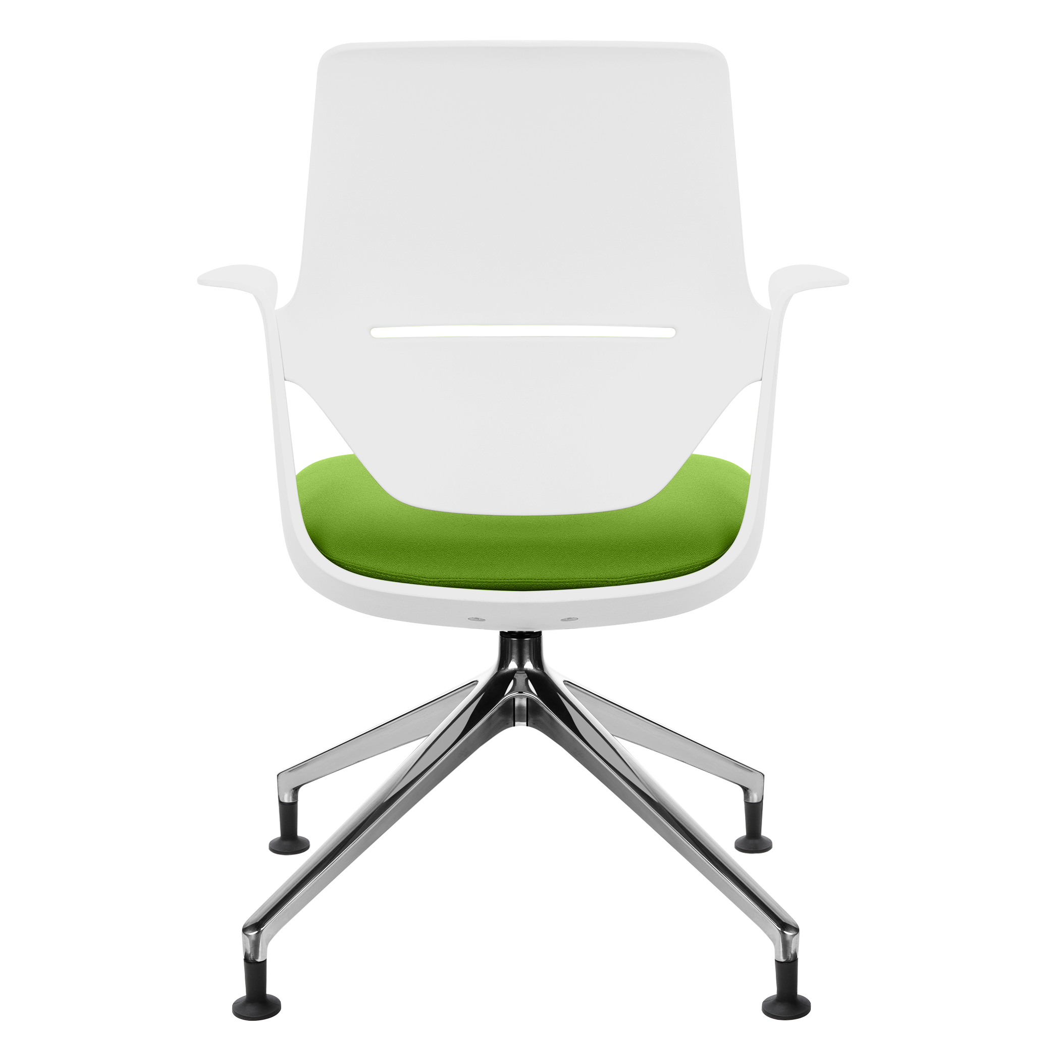 profim - TRILLO PRO swivel chair | Polished aluminum frame, synchronous mechanism, light gray - 6 Main Image