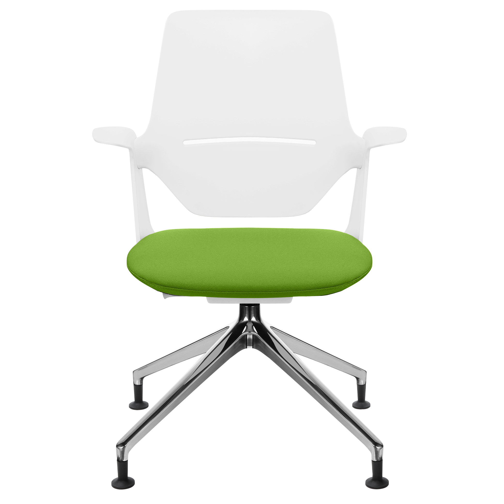profim - TRILLO PRO swivel chair | Polished aluminum frame, synchronous mechanism, light gray - 10 Main Image