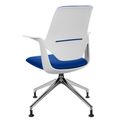 profim - TRILLO PRO swivel chair | Polished aluminum frame, upholstered backrest, synchronous mechanism, light gray - 6 Thumbnail Image